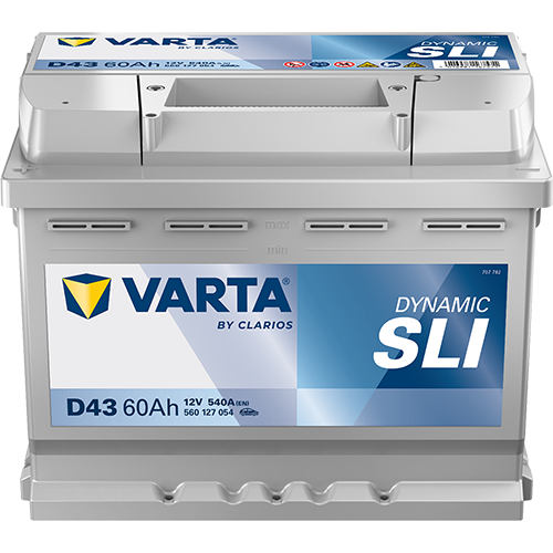 Batteria auto Varta Auto Dinamic Silver D43 EN PIOMBO 12V 60Ah 540A